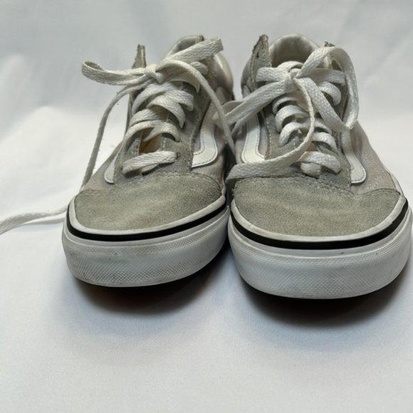 Vans "Off the Wall" Unisex Grey Suede Skate Sneakers-Size Men's 5/Women's 6.5 - Picture 2 of 8